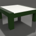 3d модель Боковой стол (Bottle green, DEKTON Zenith) – превью