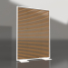3d model Partition made of artificial wood and aluminum 120x170 (Roble golden, White) - preview