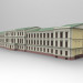 3d Public historic building model buy - render