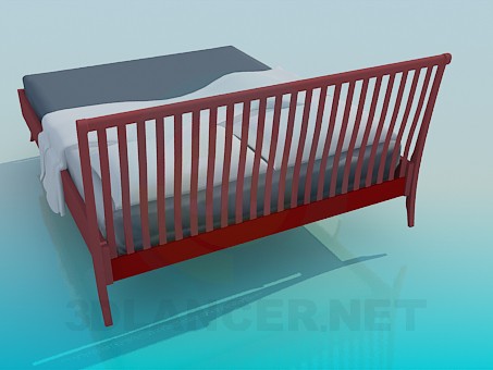 3d model bed - preview 3d model bed - preview