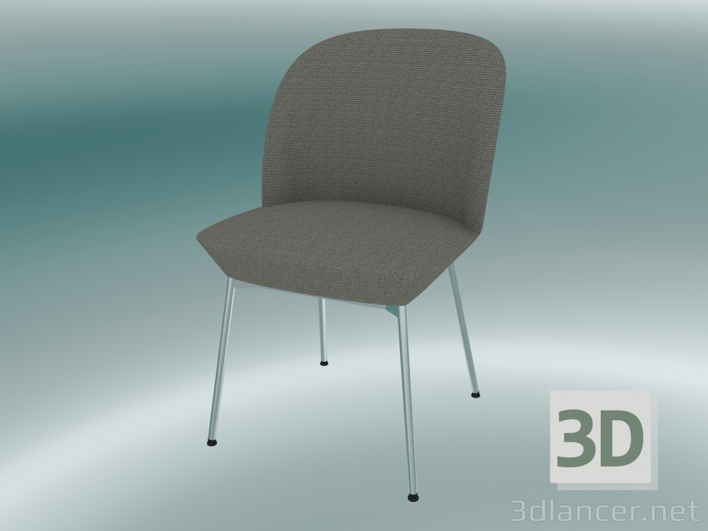 modèle 3D Chaise Oslo (Ocean 32, Chrome) - preview