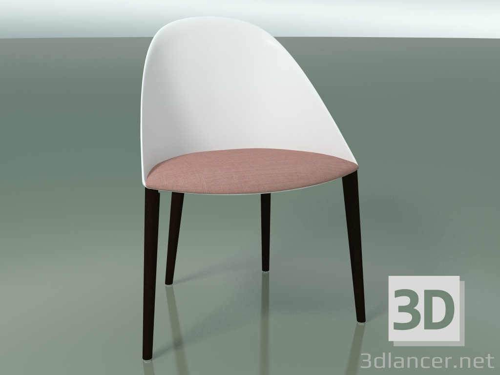 Modelo 3d Cadeira 2205 (4 pernas de madeira, com um travesseiro, polipropileno PC00001, wenge) - preview