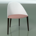 3d model Chair 2205 (4 wooden legs, with a pillow, PC00001 polypropylene, wenge) - preview