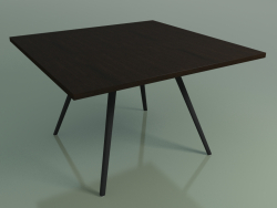 Table carrée 5435 (H 74 - 120x120 cm, wengé L21 plaqué, V44)