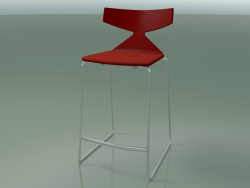 Stackable bar stool 3712 (with cushion, Red, CRO)