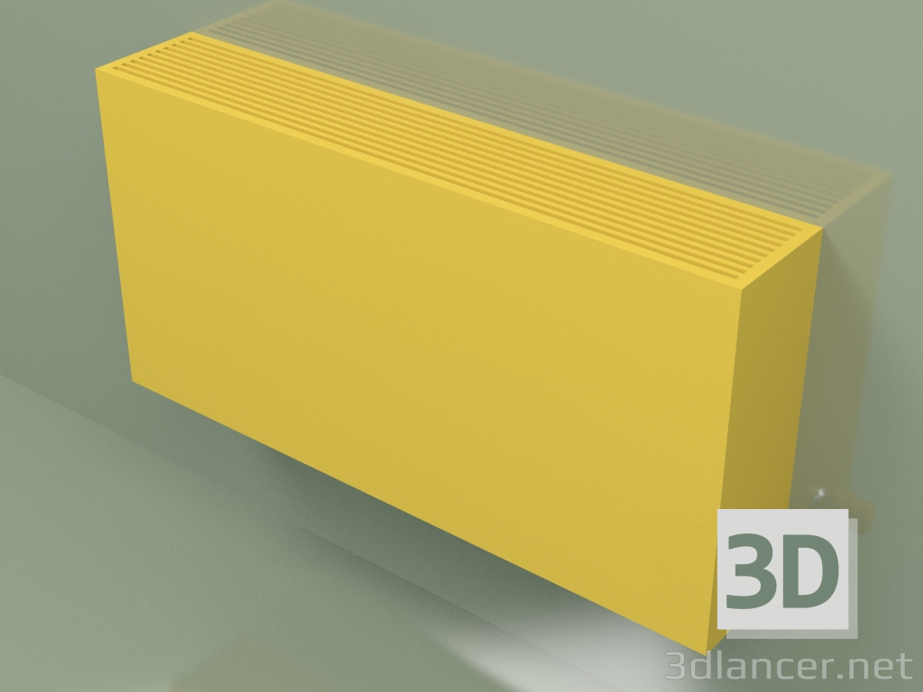 modello 3D Convettore - Aura Slim Basic (500x1000x180, RAL 1012) - anteprima