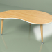3 डी मॉडल कॉफी टेबल किडनी लिबास (सफेद) - पूर्वावलोकन