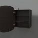 3d model Espejo (con cajón abierto) ZL 17 (460x200x695, marrón madera oscuro) - vista previa