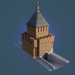 3d Pyatnitskih gate tower model buy - render