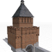 3d Pyatnitskih gate tower model buy - render
