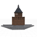 3D Pyatnitskih kapı kulesi modeli satın - render