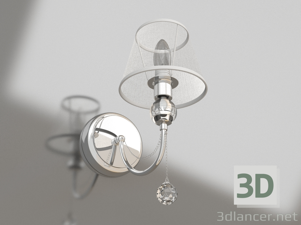 3D Modell Wandleuchte (Leuchter) Beverly (FR5661-WL-01-CH) - Vorschau