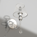 modello 3D Lampada da parete (applique) Beverly (FR5661-WL-01-CH) - anteprima