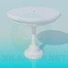 3d model Round table on the stem - preview