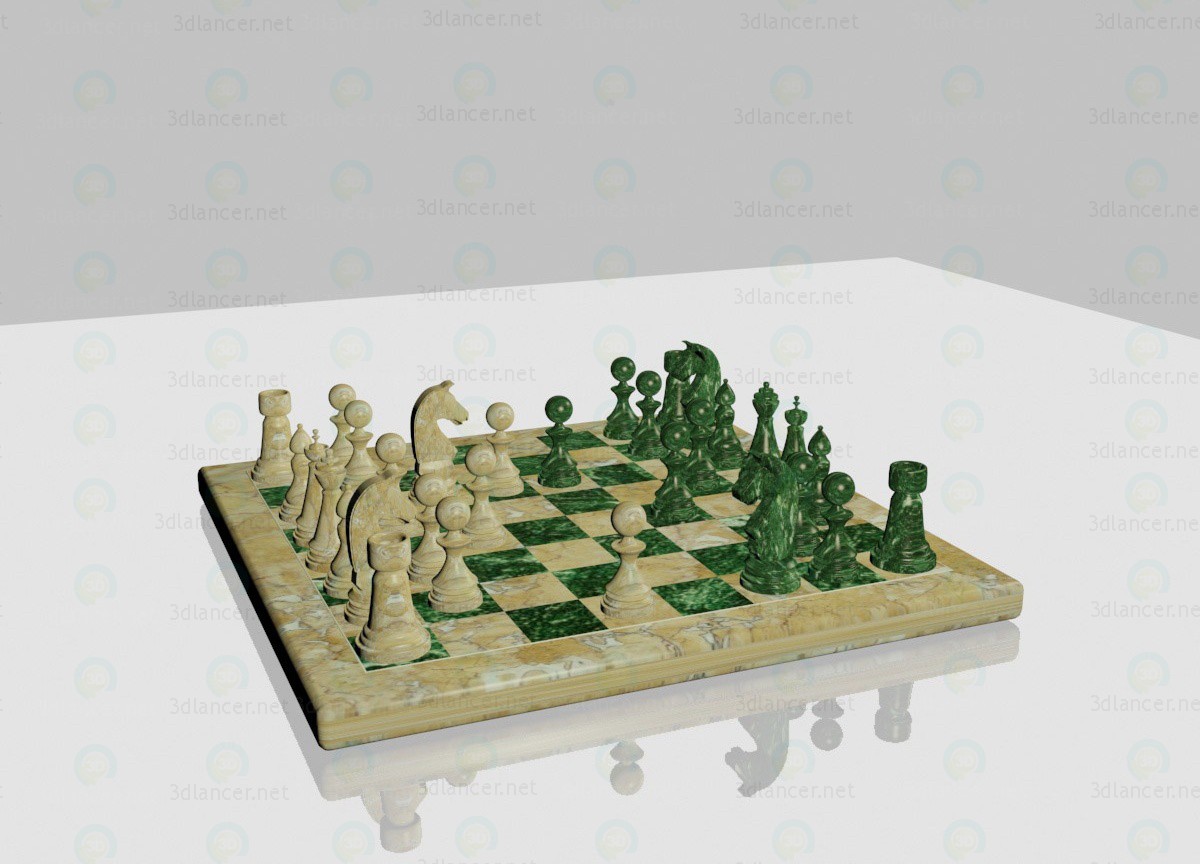 3d шахматы модель купить - ракурс 3d шахматы модель купить - ракурс