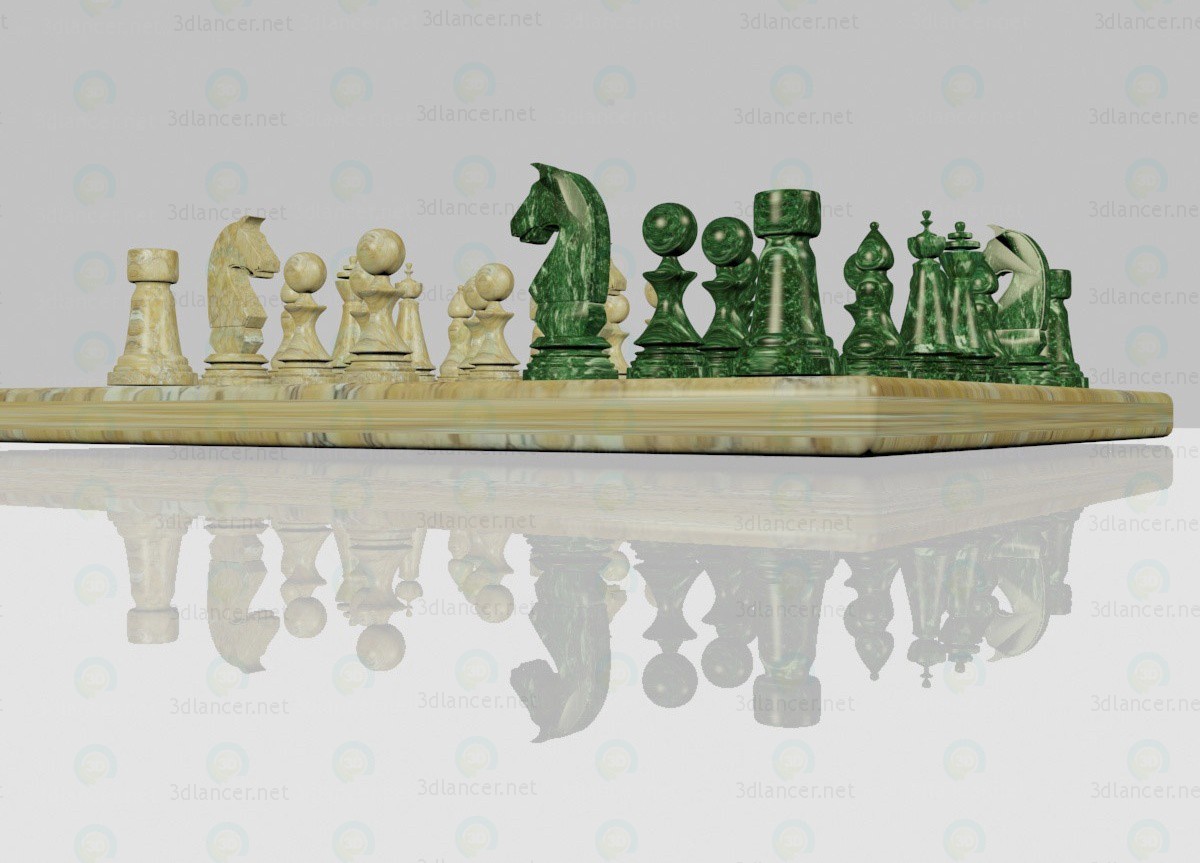 3d шахматы модель купить - ракурс 3d шахматы модель купить - ракурс