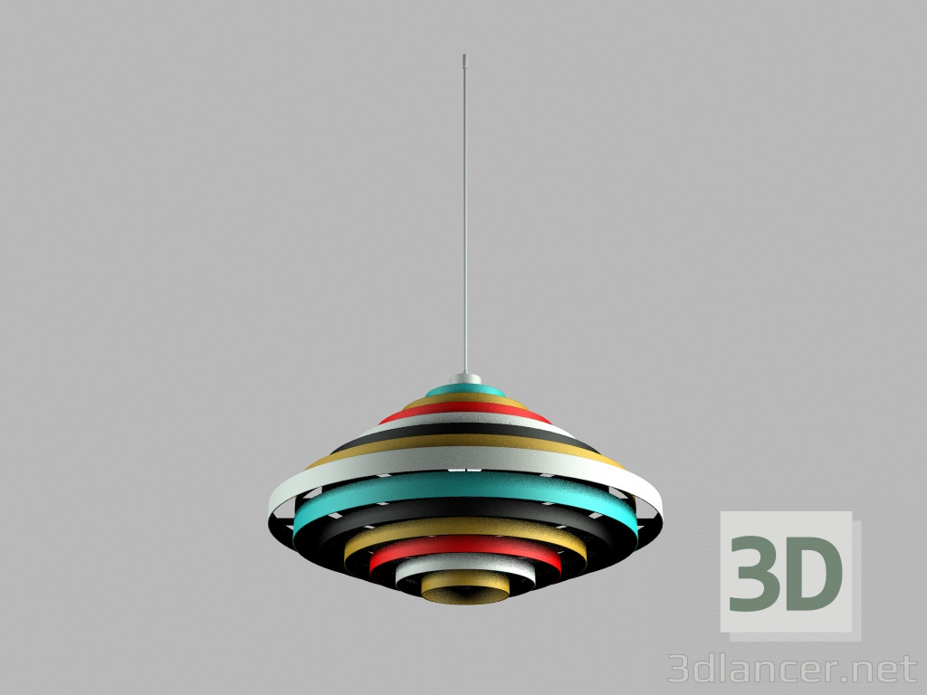 3D modeli Süspansiyon lamba PXL 7770-5 - önizleme