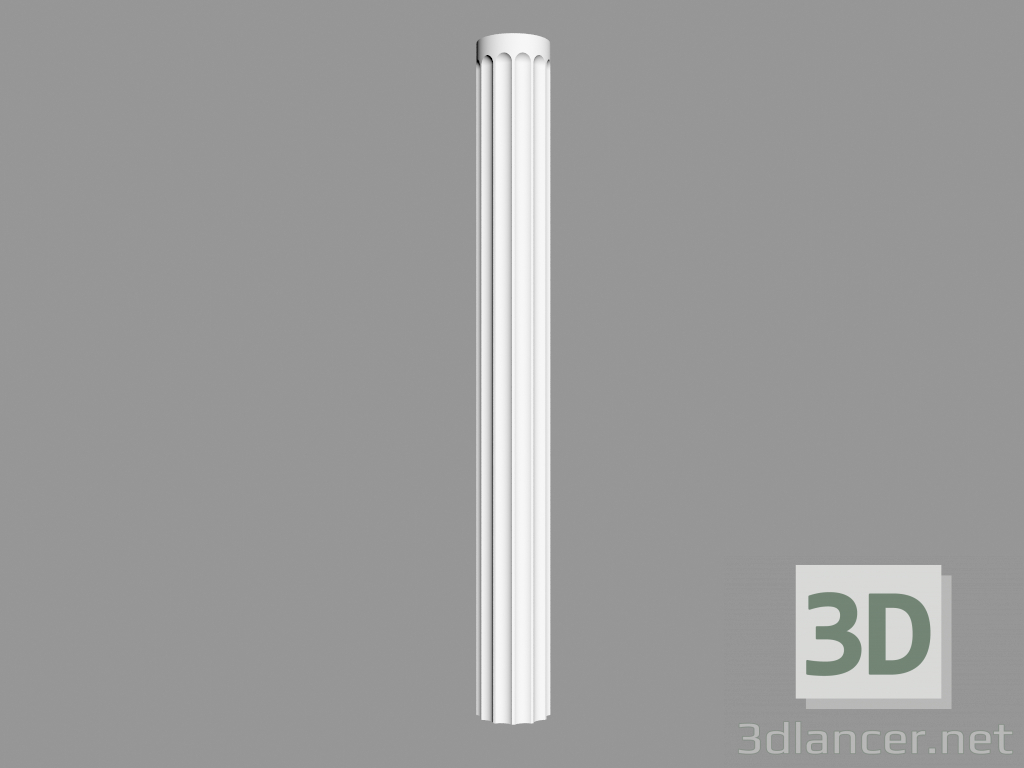 3D modeli Sütun K1002 (22 x 22 x 199,5 - Ø 22 cm) - önizleme
