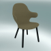 3D modeli Sandalye Yakala (JH1, 59x58 H 88cm, Siyah boyalı meşe, Hallingdal - 224) - önizleme