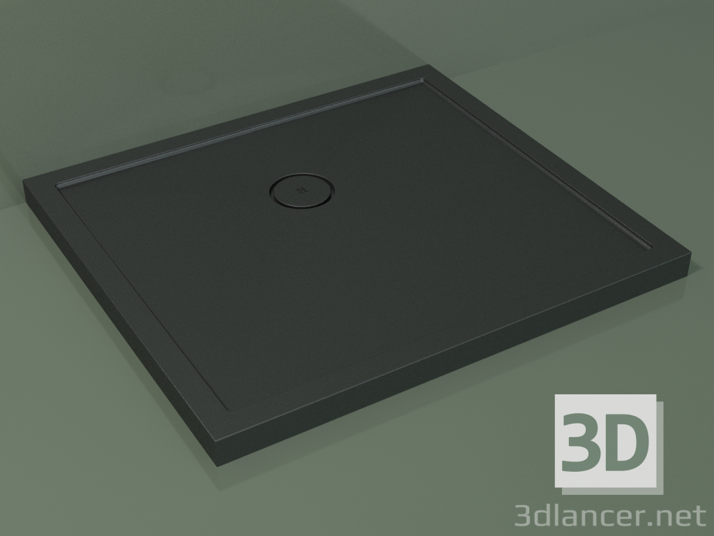 3d model Shower tray Medio (30UM0138, Deep Nocturne C38, 100x90 cm) - preview