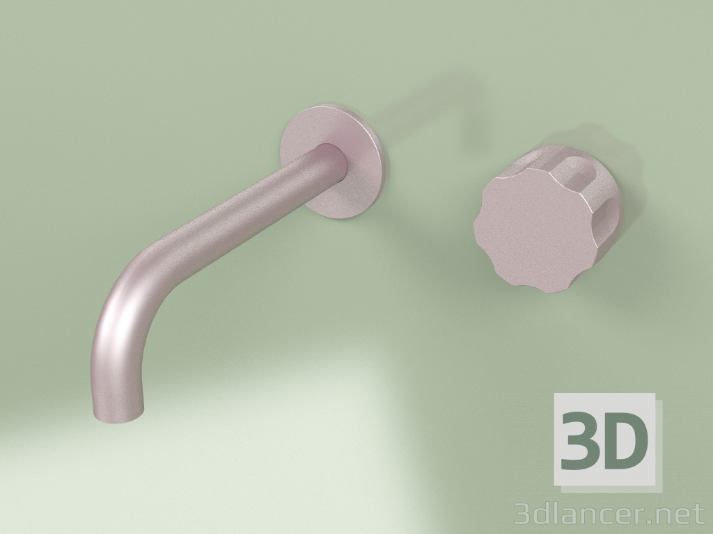 modello 3D Miscelatore idroprogressivo a parete con bocca erogazione (17 10 T, OR) - anteprima