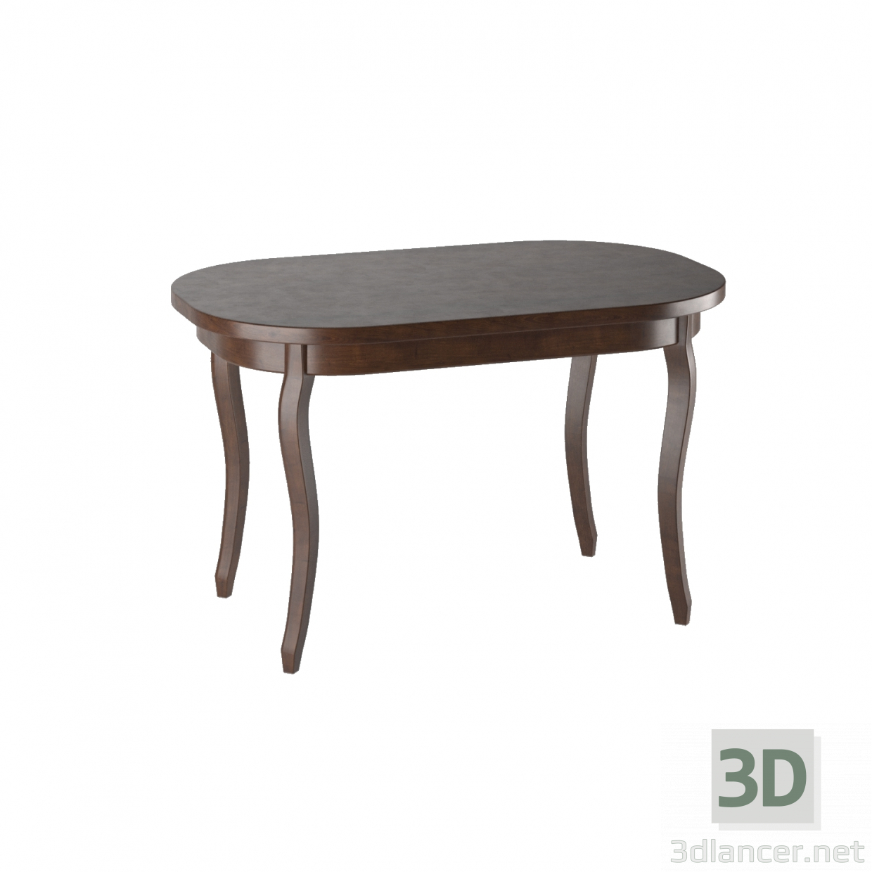 3d model Dining table in classic style - preview