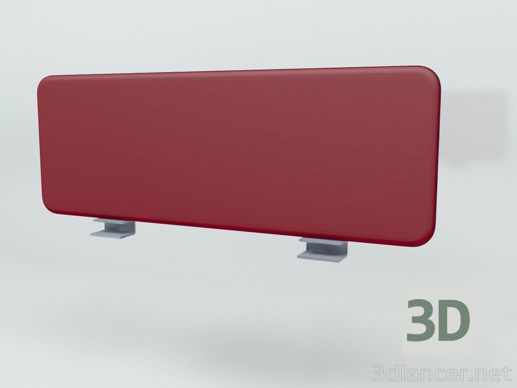 3D Modell Akustikleinwand Desk Single Sonic ZUS01 (990x350) - Vorschau