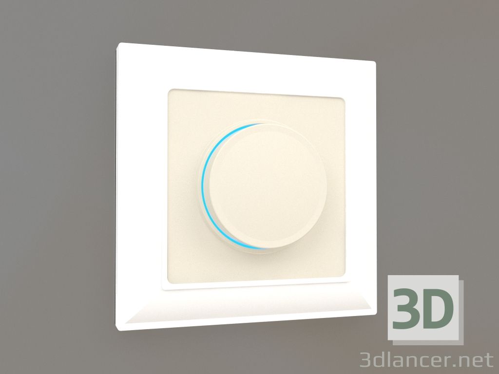 3d model Illuminated dimmer (ivory) - preview