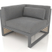 3D Modell Modulares Sofa, Abschnitt 6 links (Anthrazit) - Vorschau