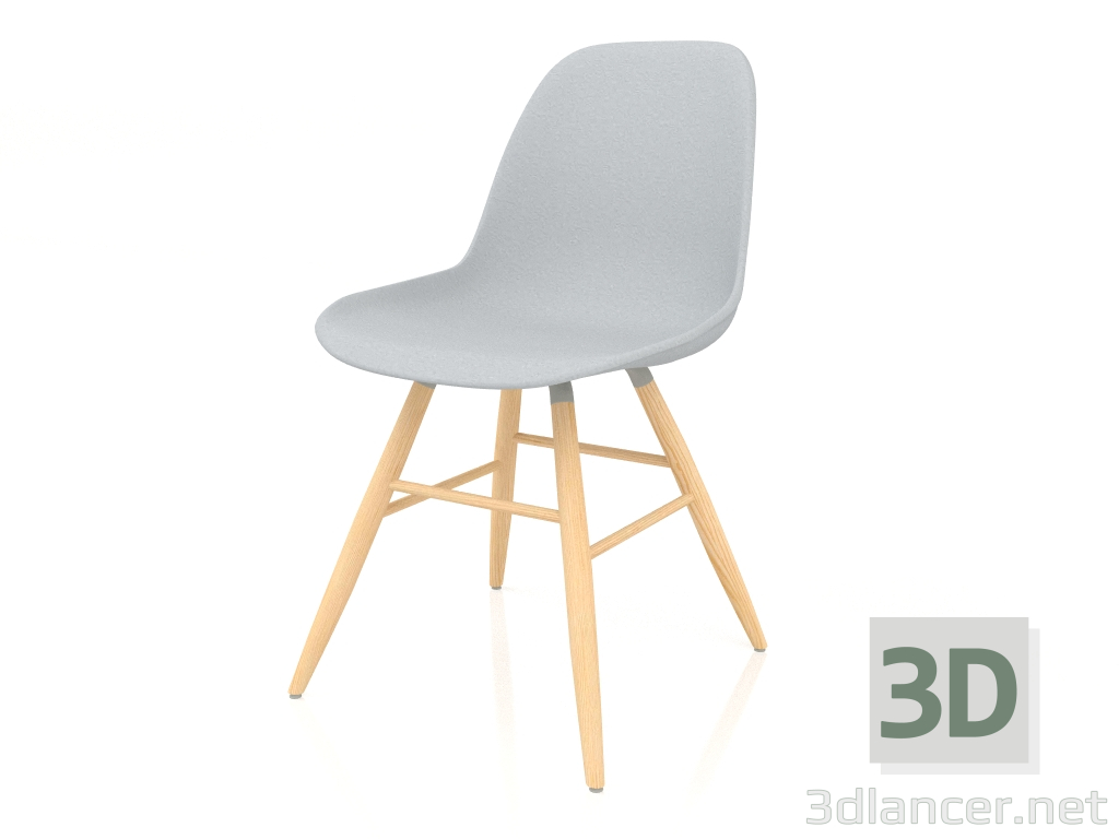 3d model Albert Kuip chair (Light Gray) - preview