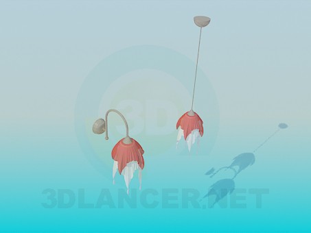 3d model Chandelier and Sconces - preview