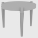 modello 3D Tavolino FELIX SMALL TABLE (d47xH38) - anteprima