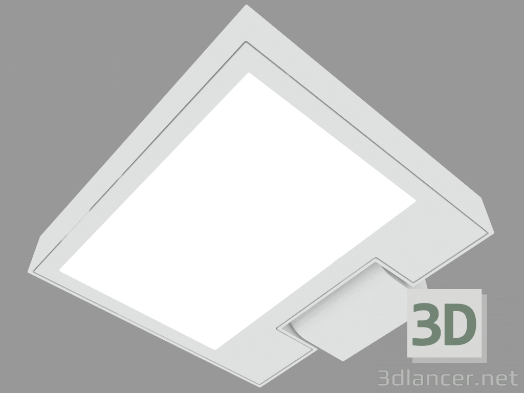 3d model Searchlight MOVIT SQUARE 220mm (S3055N) - preview