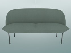 Double sofa Oslo (Steelcut 160, Light Gray)