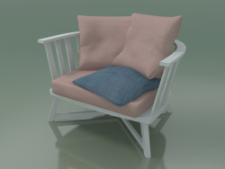 Кресло полукруглое (07, White)