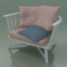 3D modeli Yarım daire koltuk (07, Beyaz) - önizleme