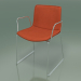 3d model Chair 0312 (on rails with armrests, with removable leather upholstery, smooth finish) - preview