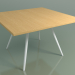3d model Square table 5435 (H 74 - 120x120 cm, veneered L22 natural oak, V12) - preview