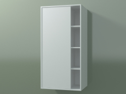 Wall cabinet with 1 left door (8CUCСDS01, Glacier White C01, L 48, P 36, H 96 cm)