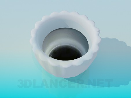 3D modeli Pot vazo - önizleme