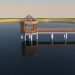 modèle 3D Tonnelle sur l'étang - preview