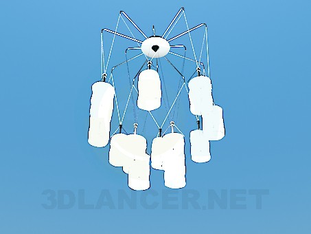 3d model Modern chandelier - preview 3d model Modern chandelier - preview