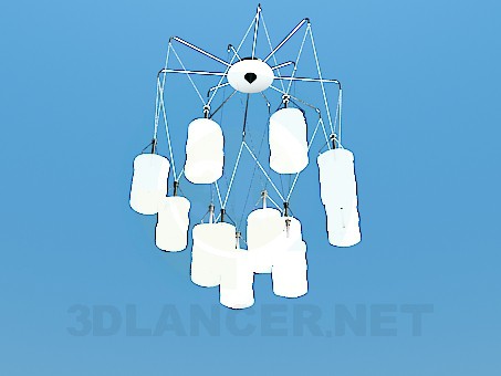 3d model Modern chandelier - preview 3d model Modern chandelier - preview