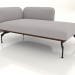 3d model Chaise longue with armrest 85 on the right (leather upholstery on the outside) - preview