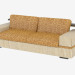 3D Modell Sofa mit Regal - Vorschau