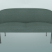 3d model Double sofa Oslo (Steelcut Trio 3 966, Light Gray) - preview