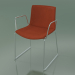 3d model Chair 0312 (on rails with armrests, with removable leather upholstery, cover 3) - preview