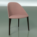 3d model Chair 2207 (4 wooden legs, upholstered, wenge) - preview