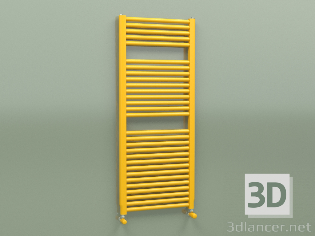3D modeli Isıtmalı havlu askısı NOVO (1196x500, Kavun sarısı - RAL 1028) - önizleme