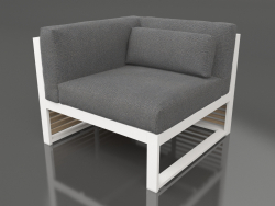 Modular sofa, section 6 left (White)